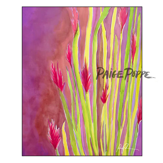 "Vibrant Ocotillo" Watercolor Print