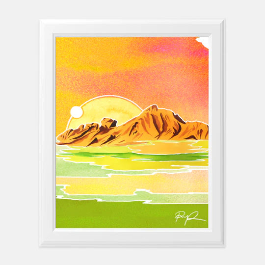 "Camelback Mirage" Art Print