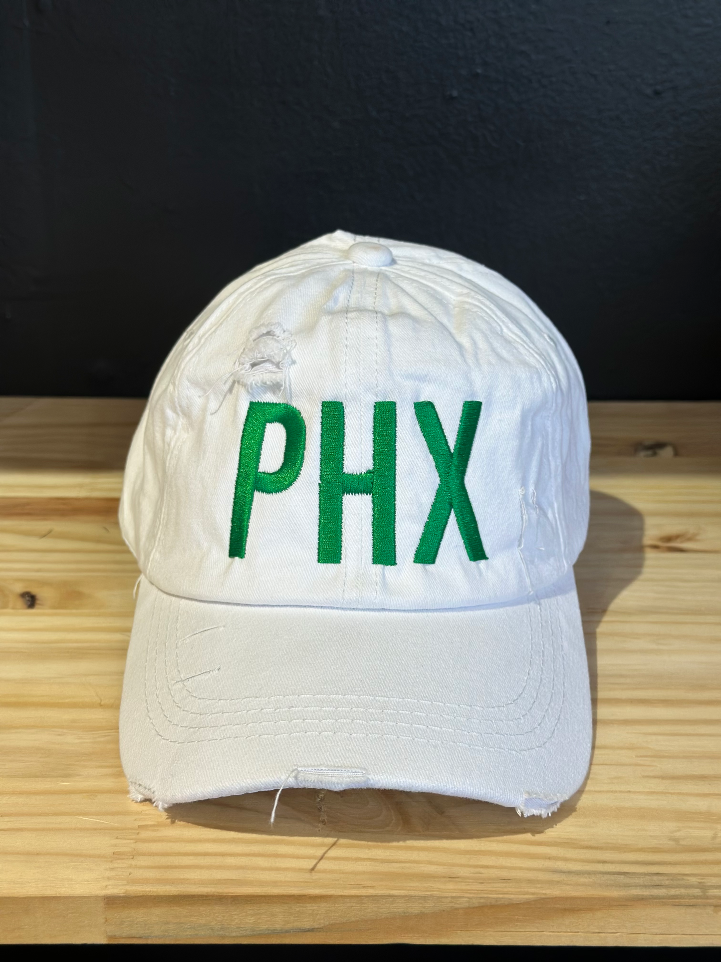 PHX Embroidered distressed Dad Hat