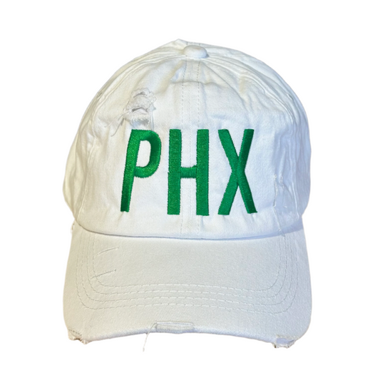 PHX Embroidered distressed Dad Hat