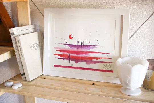 "Desert Dreams" Watercolor Print