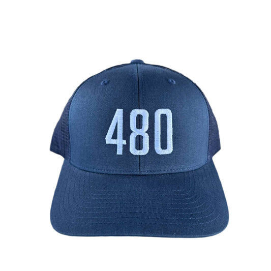 480 Embroidered Trucker Hat