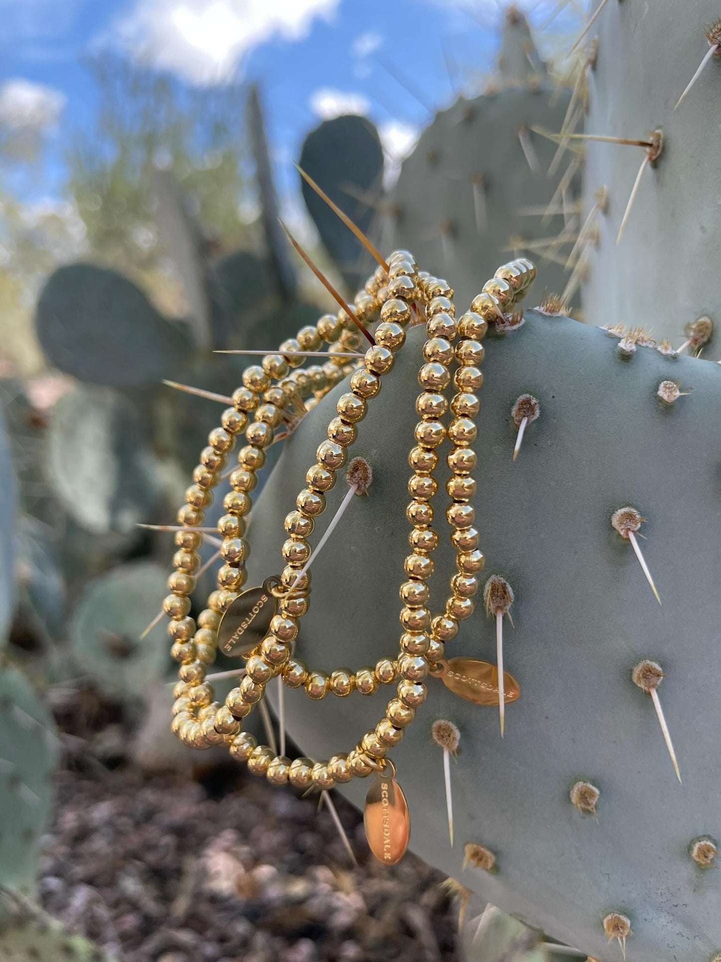 Gold filled Scottsdale charm bracelet