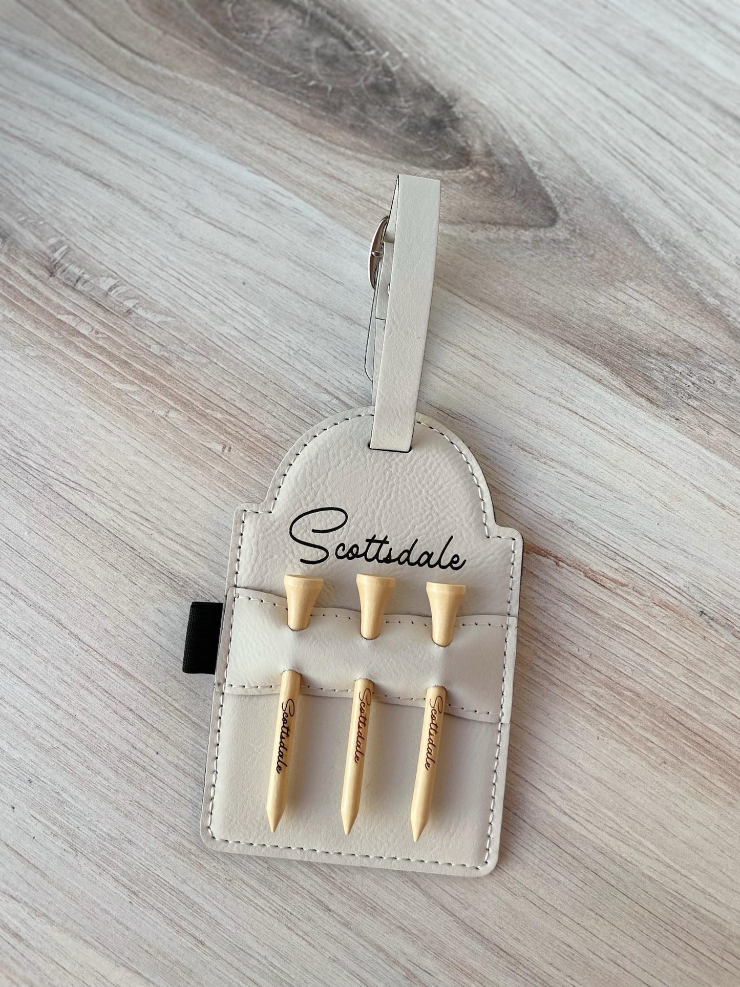 Scottsdale Golf Tee Bag Tag