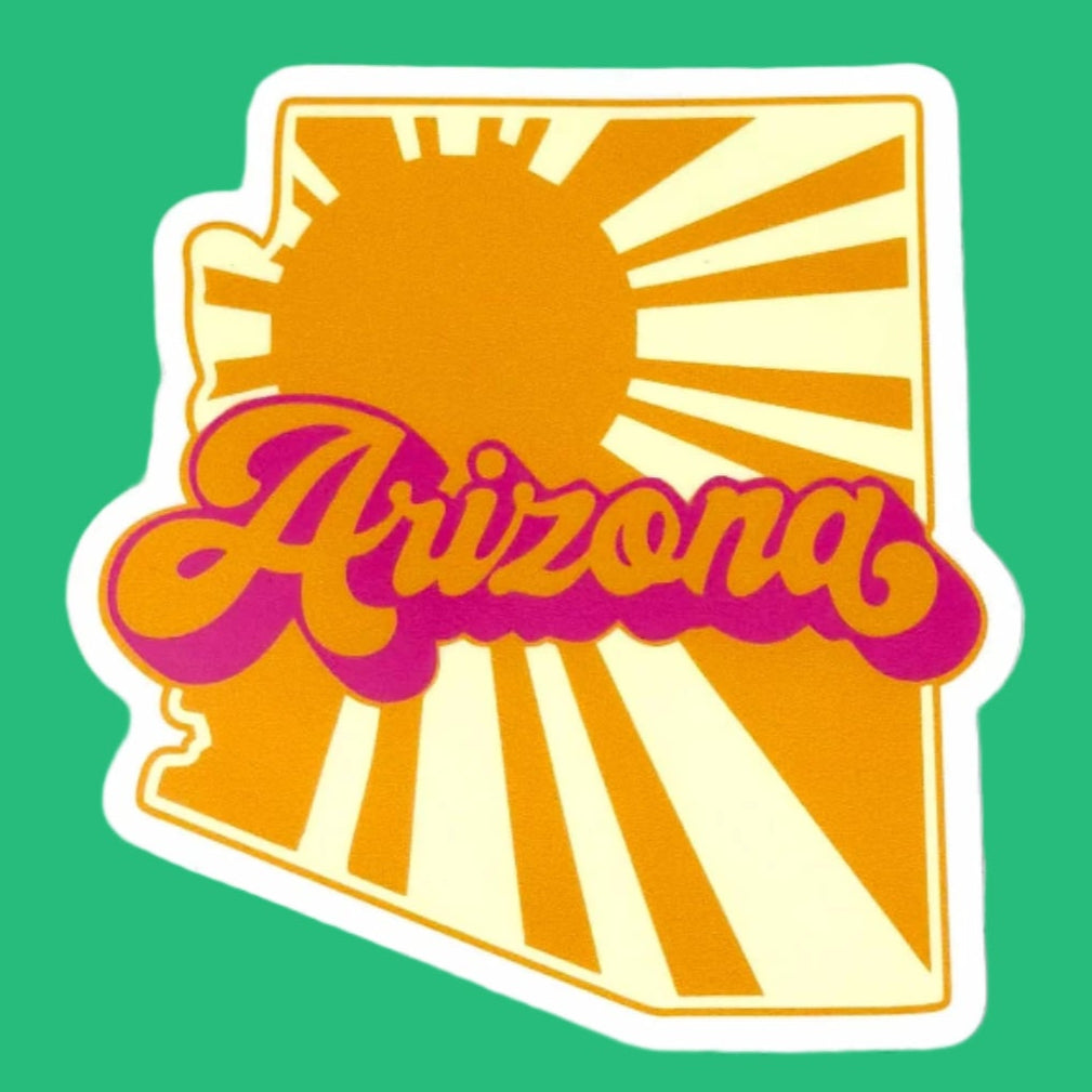 Arizona Vintage Pink Sticker