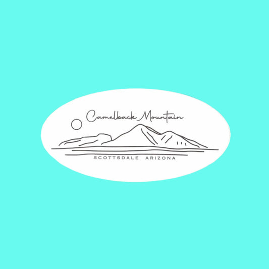 Camelback Mountain Oval Sticker