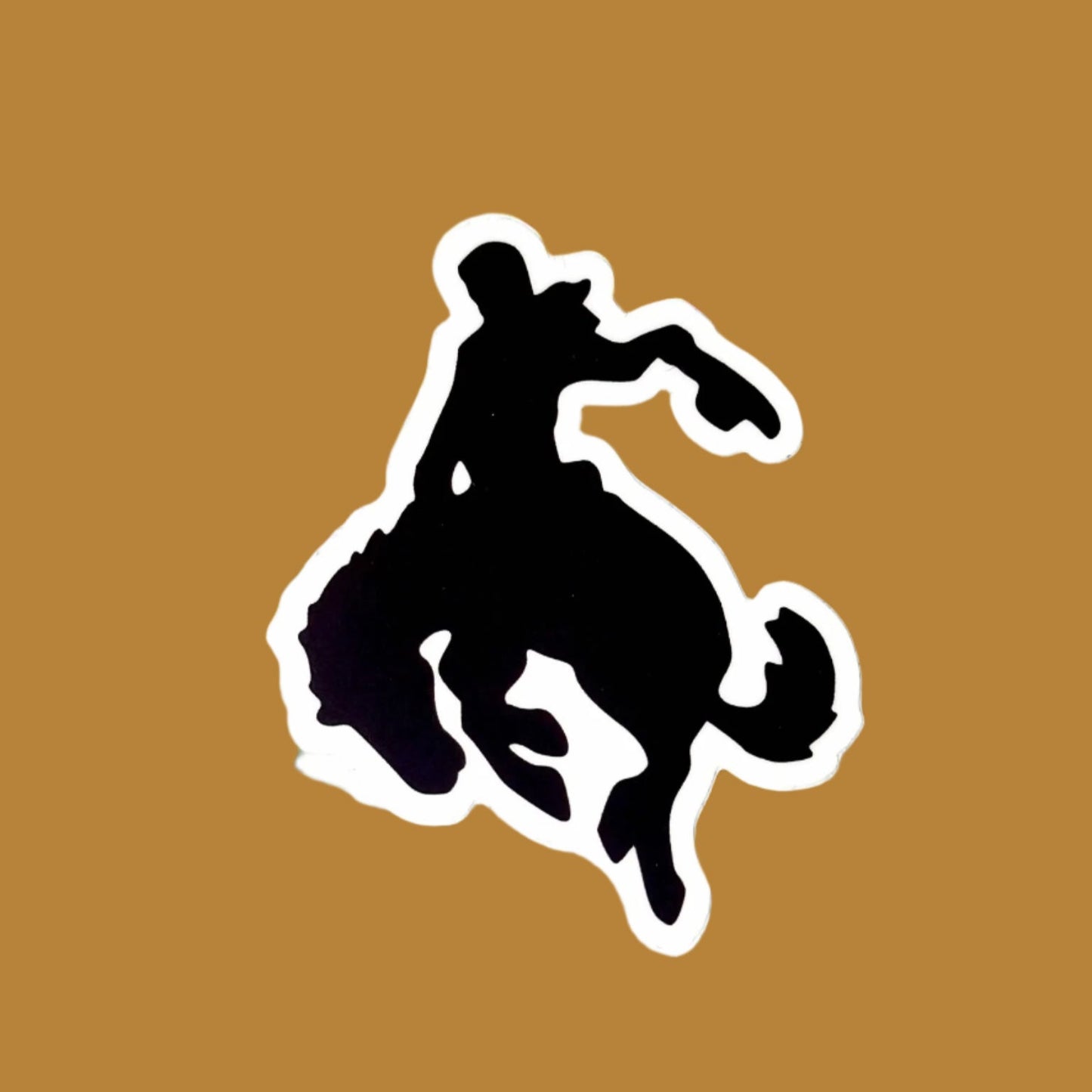 Cowboy Silhouette Sticker