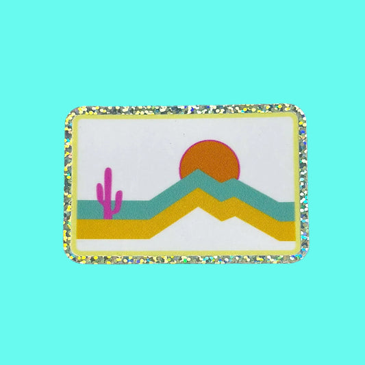 Hat Patch Glitter Sticker