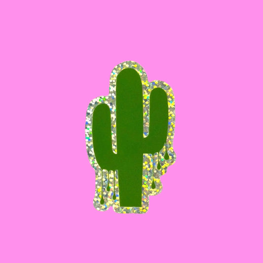Drippy Cactus Sticker