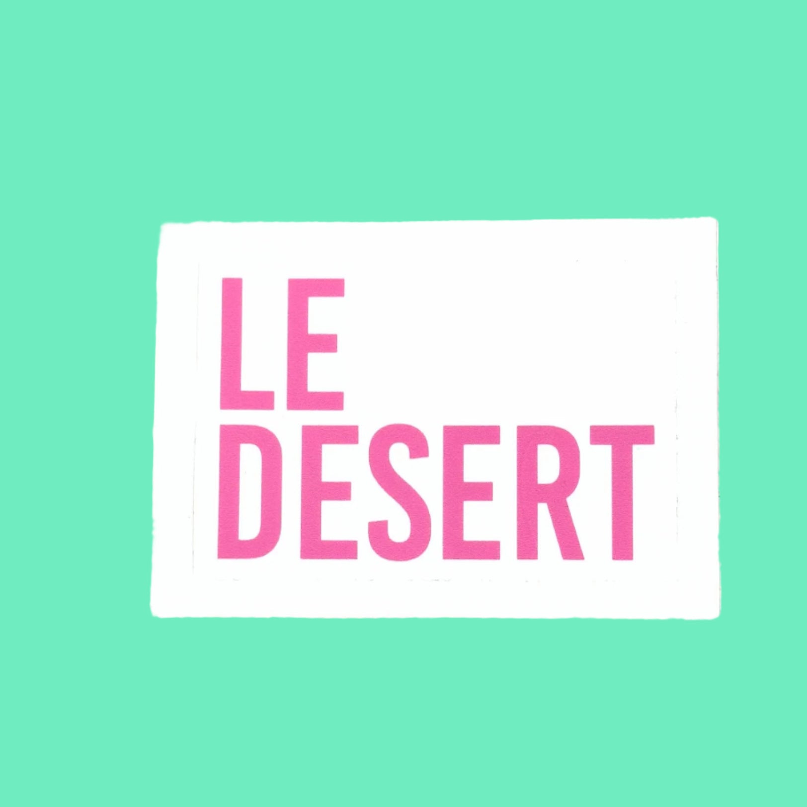 Le Lo Sticker Le Desert Sticker – Leela Market