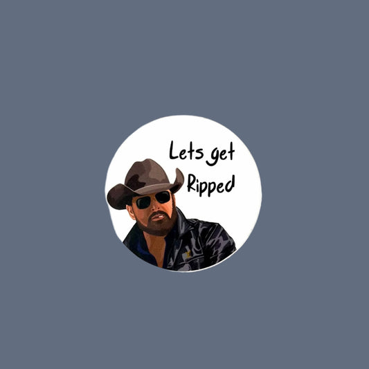 Let's Get Ripped Sticker