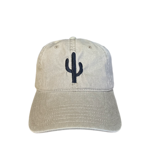 Simple Cactus Khaki Dad Hat