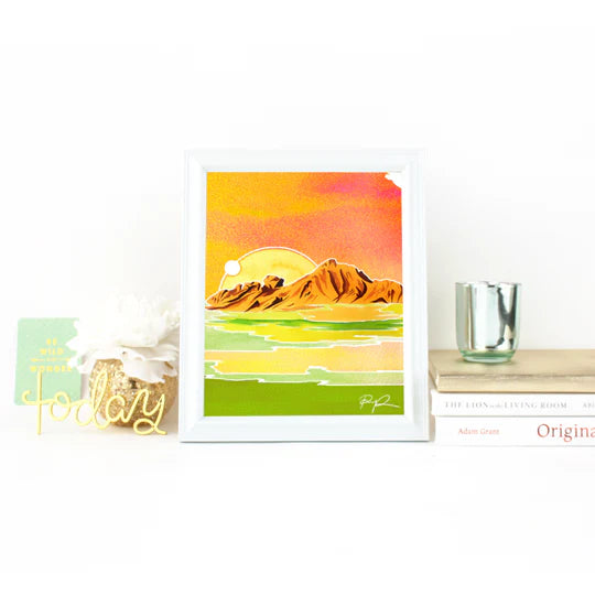 "Camelback Mirage" Art Print