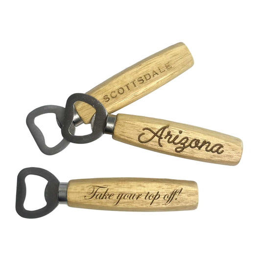 Wood Handle Bottle Opener