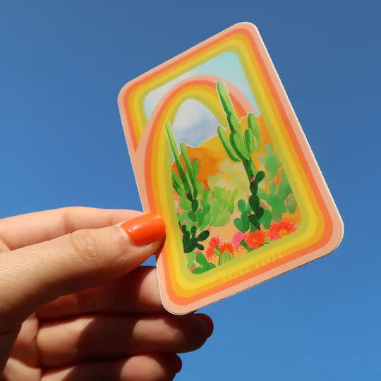"Desert Rainbow" Sticker
