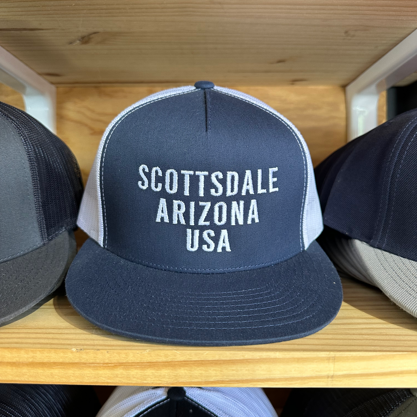 Scottsdale Arizona USA Navy Flat Bill Hat