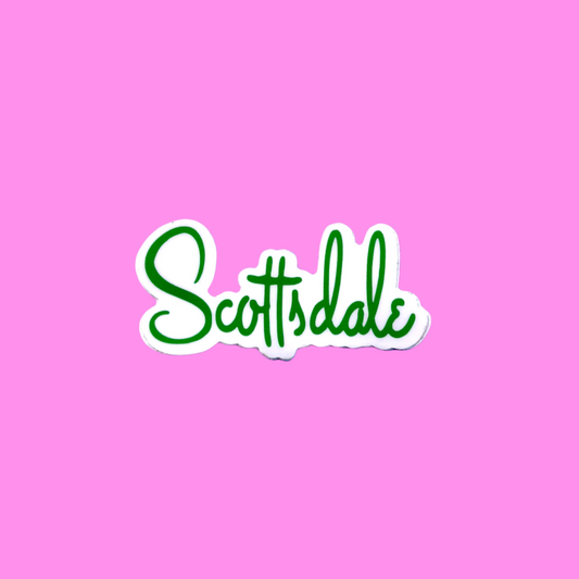 Scottsdale Beverly Green Sticker