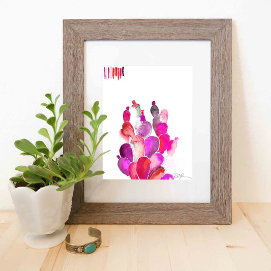 "Cactus Candy" Watercolor Print