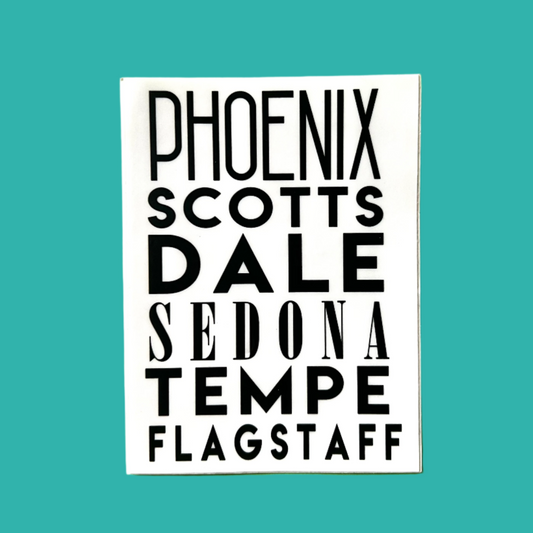 Phoenix City List Sticker