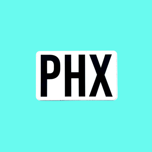 PHX Black Sticker