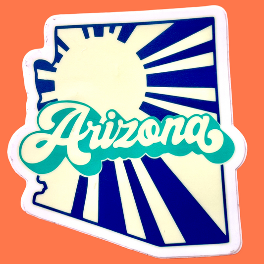 Arizona Vintage Blue Sticker