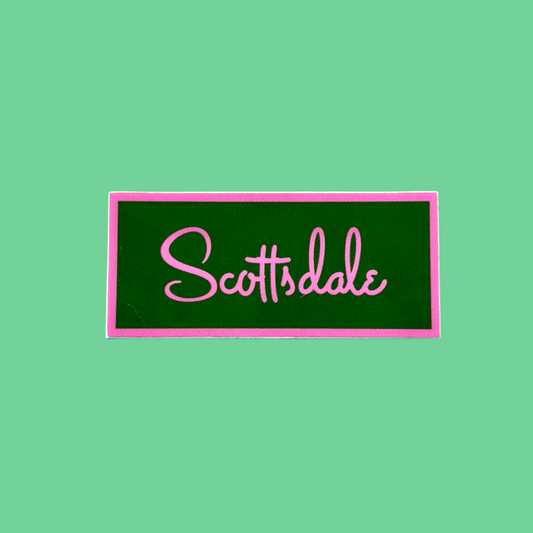 Scottsdale Beverly Mini Bumper Sticker