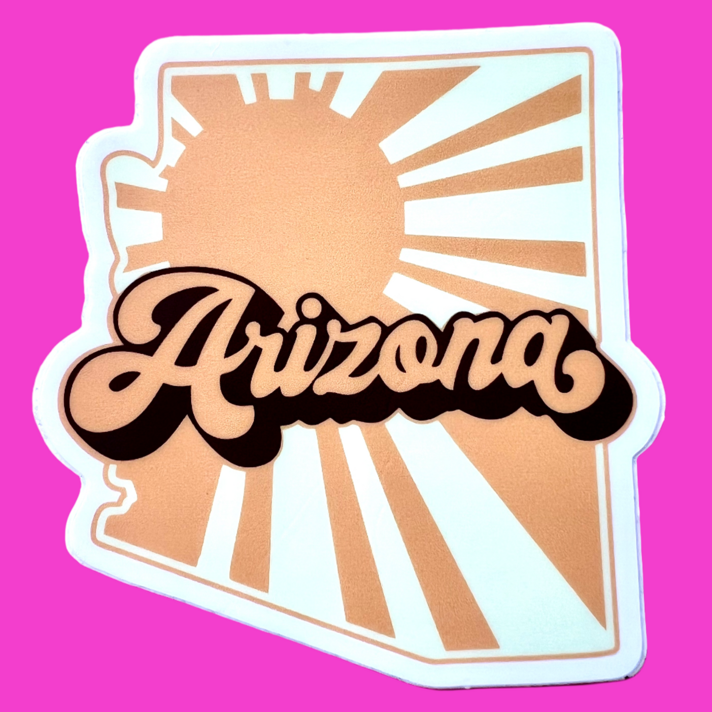 Arizona Vintage Brown Sticker