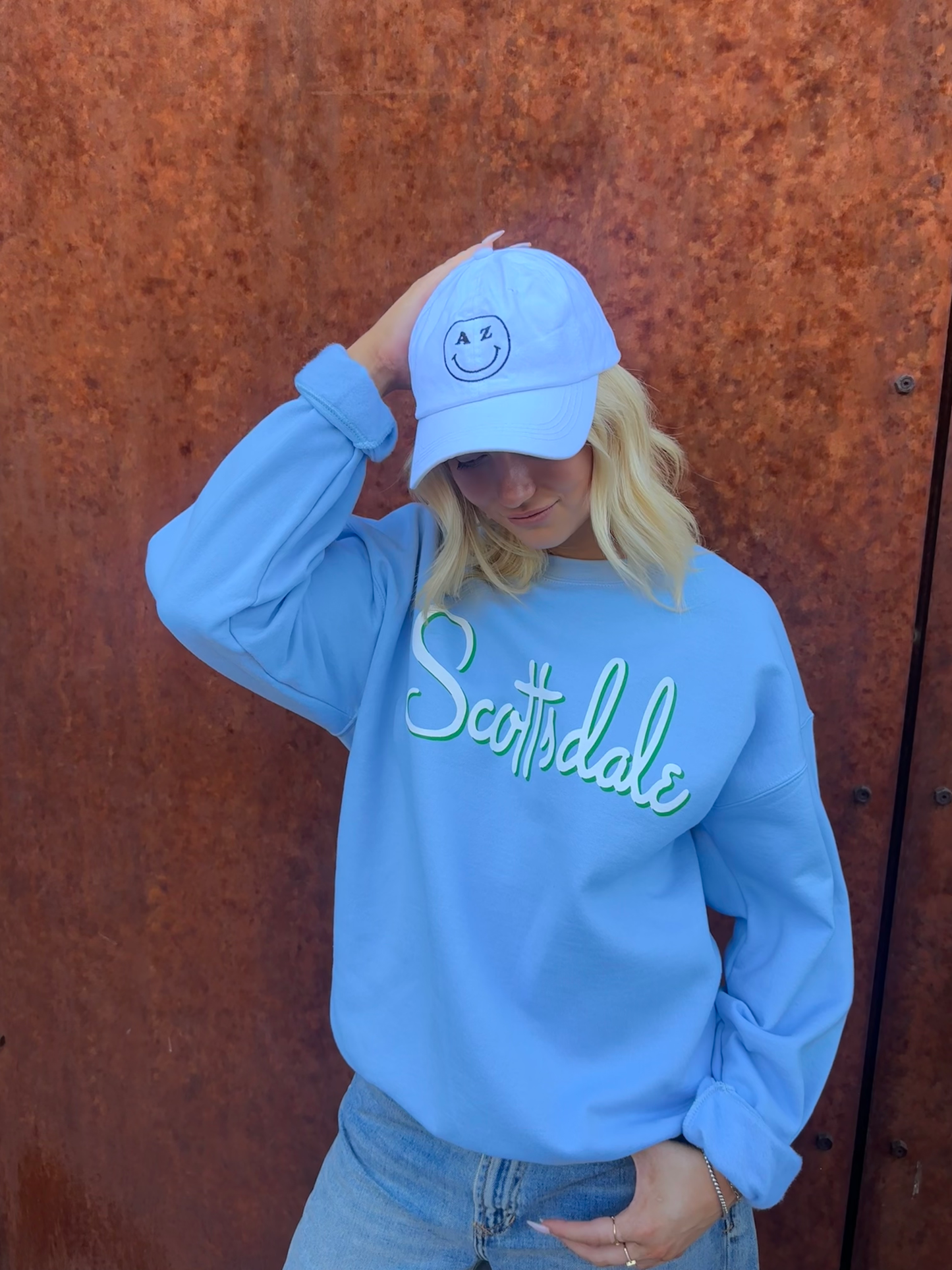 Scottsdale Beverly Blue Sweatshirt