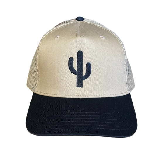Simple Cactus Black and Tan Hat