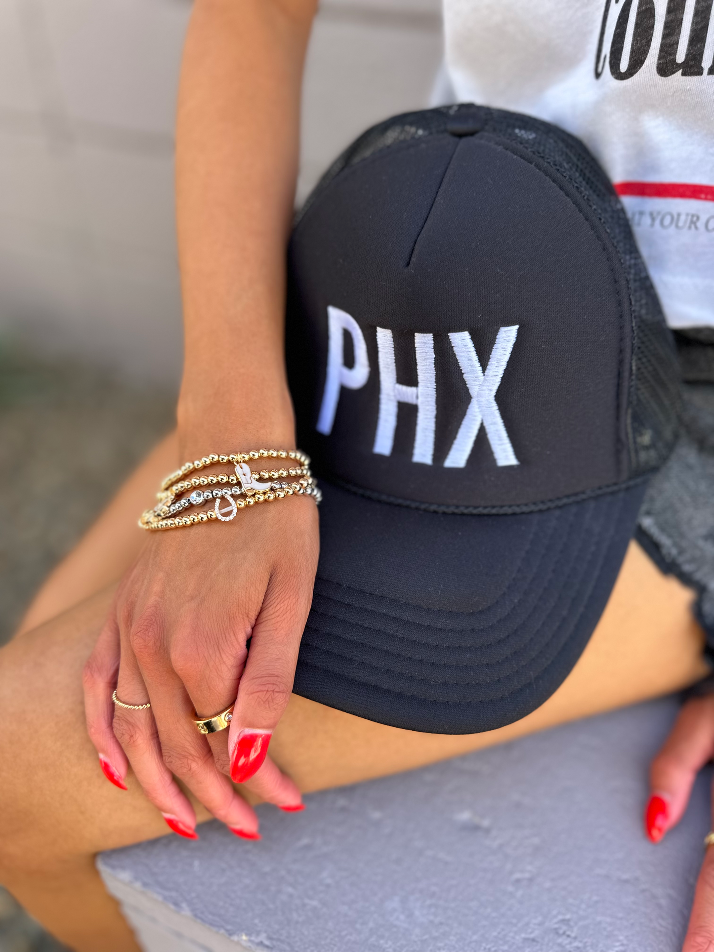 PHX Embroidered Foam Trucker Hat
