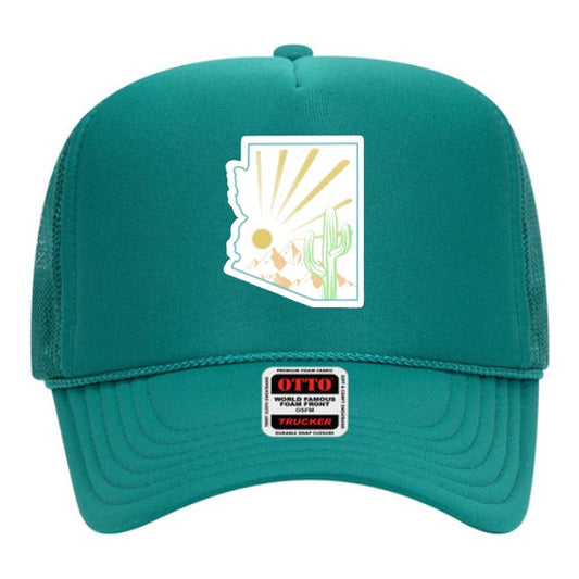 AZ Color Scene Turq Kids Hat