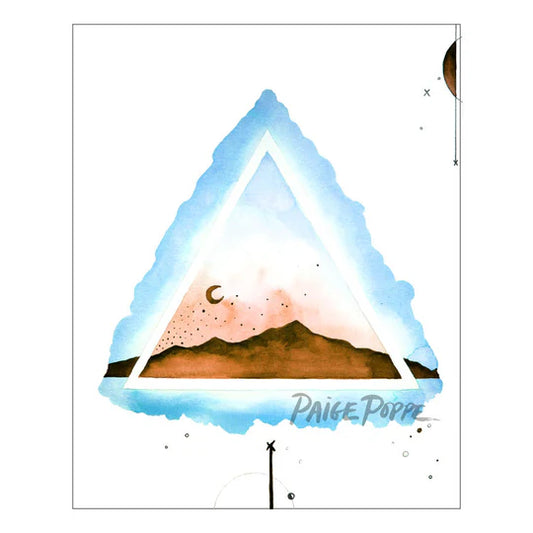 "Crescent Rising" Watercolor Print
