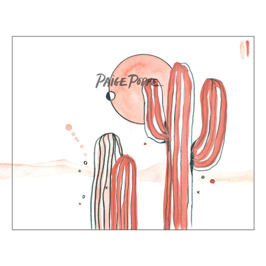 "Desert Milk" Watercolor Print