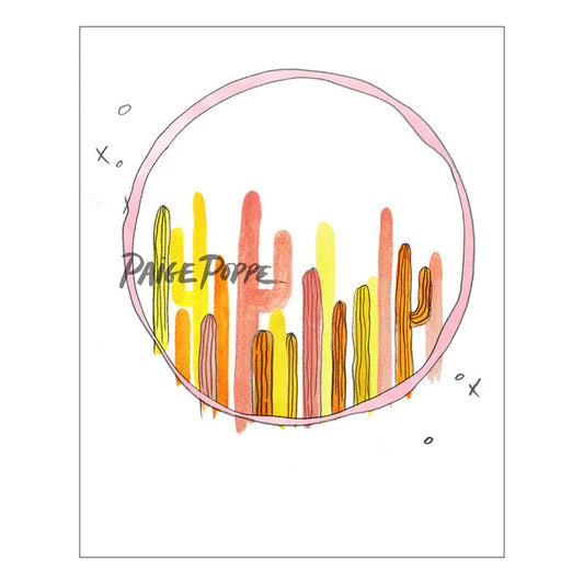 "Prickly Paradise" Watercolor Print