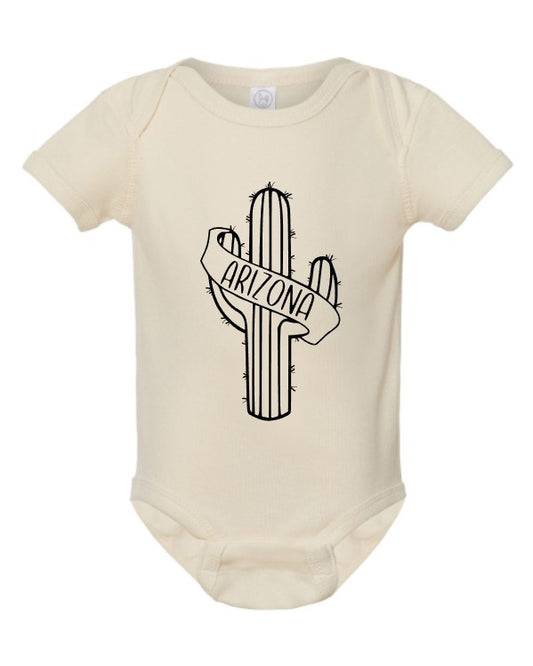 Arizona Wrapped Cactus Onesie