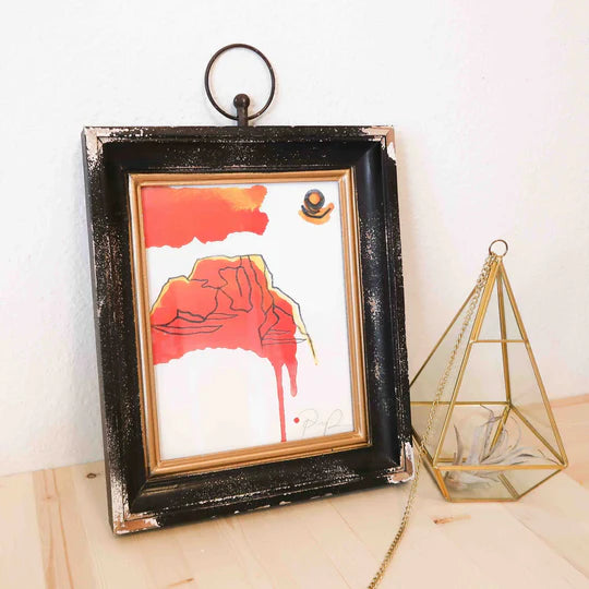 "Sedona Mesa" Watercolor Print
