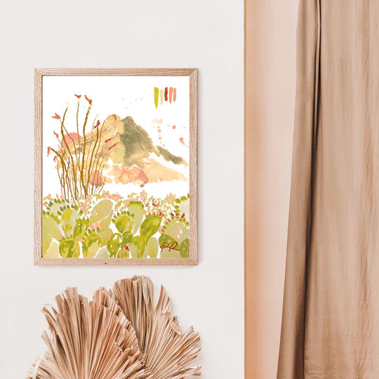"Blooms of April" Watercolor Print