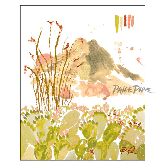 "Blooms of April" Watercolor Print