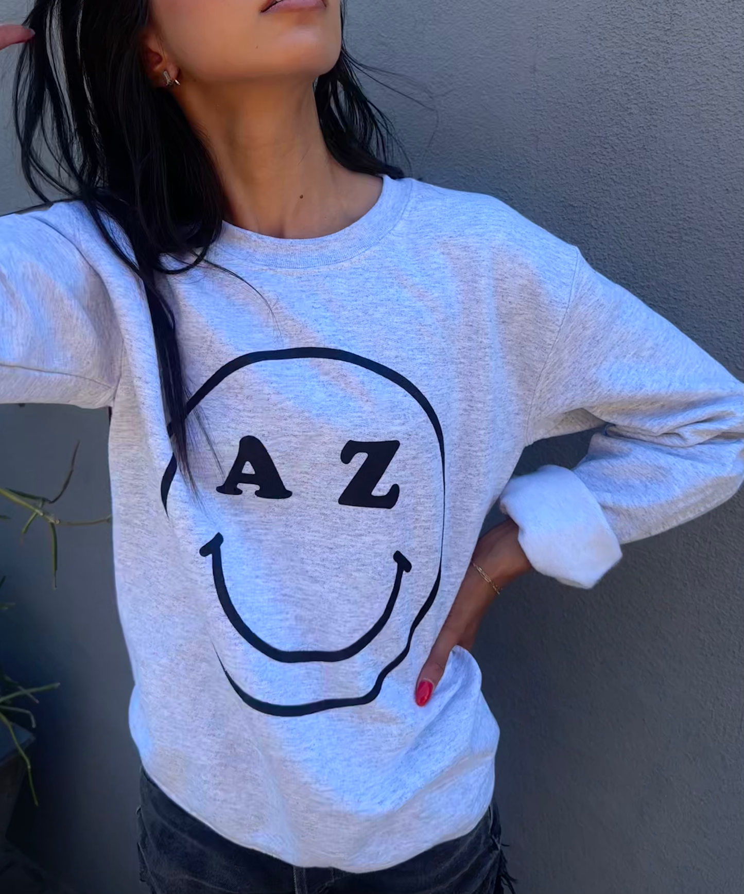 Smiley AZ Adult Sweatshirt