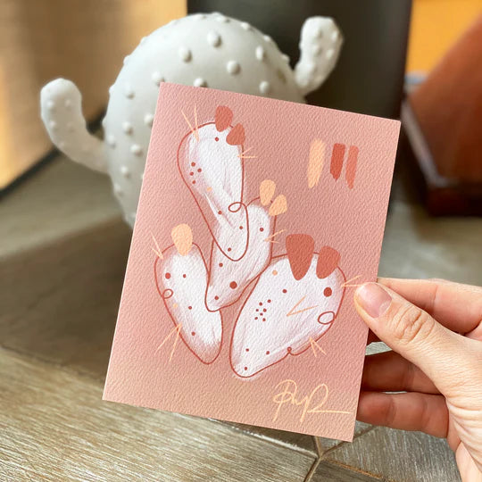 "Cactus Calm" Greeting Card