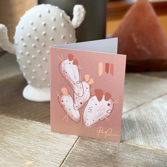 "Cactus Calm" Greeting Card