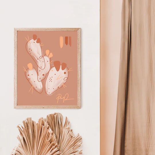"Cactus Calm" Art Print