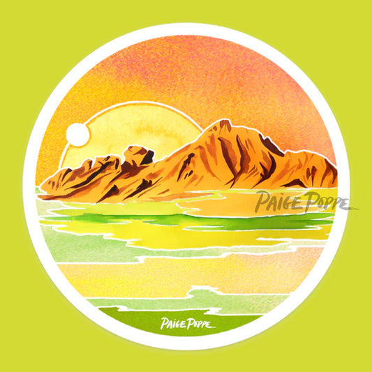 "Camelback Mirage" Sticker