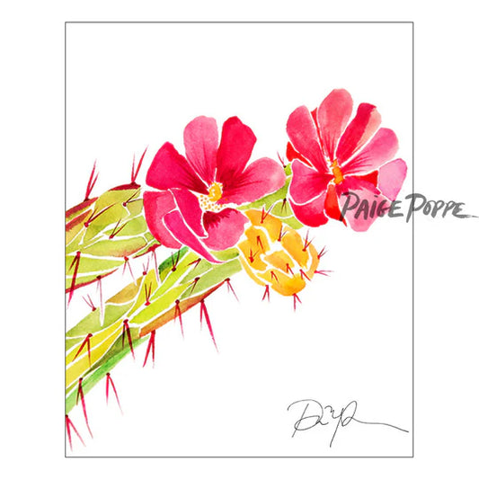 "Cholla Blooms" Fine Art Print