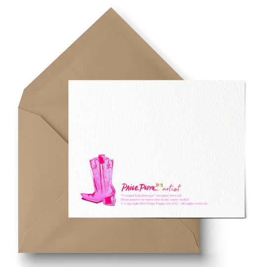 "Howdy Cowgirl" Greeting Card