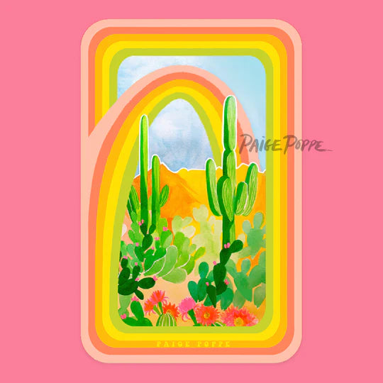 "Desert Rainbow" Sticker