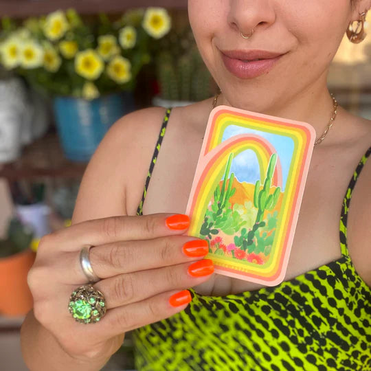 "Desert Rainbow" Sticker
