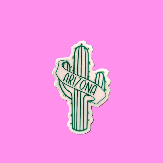 Arizona Wrapped Cactus Sticker