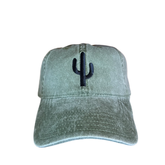 Simple Cactus Green Dad Hat