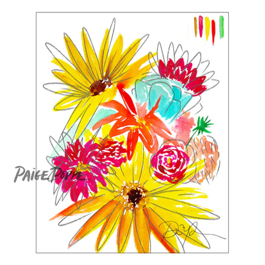 "Farmers Market Bouquet" Fine Art Print